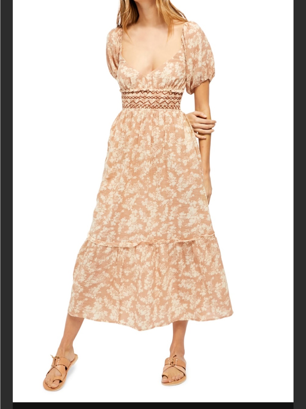 Free People Ellie dusty rose maxi dress